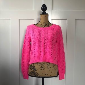 NWOT Hollister Cable Knit Wool Alpaca Blend Sweater